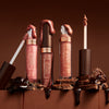 Liquid lipstick with a glossy-lips-effect
