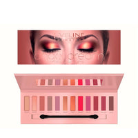 Palette of 12 eyeshadows