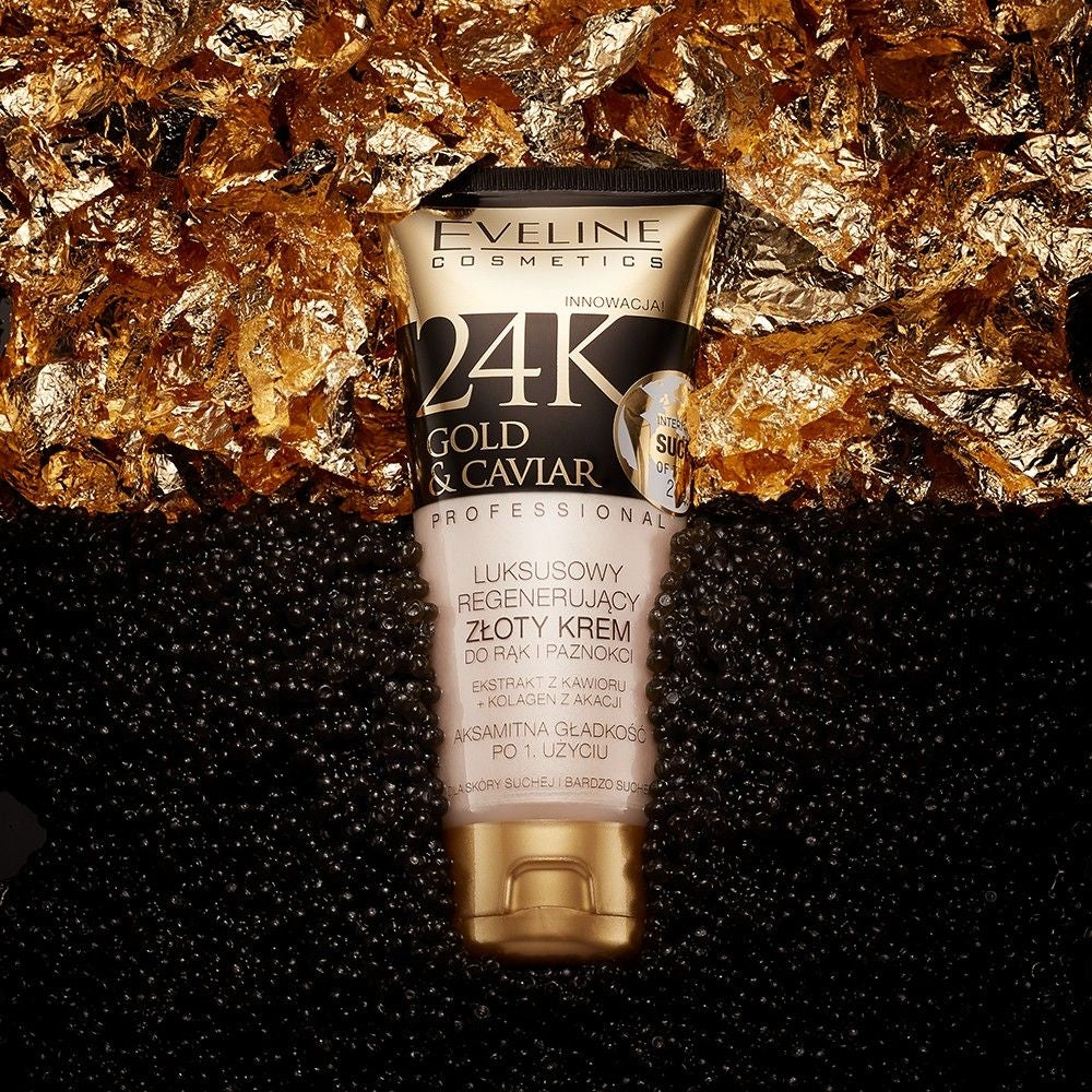 24K Gold & Caviar Luxury regenerating golden hand and nail cream - 2