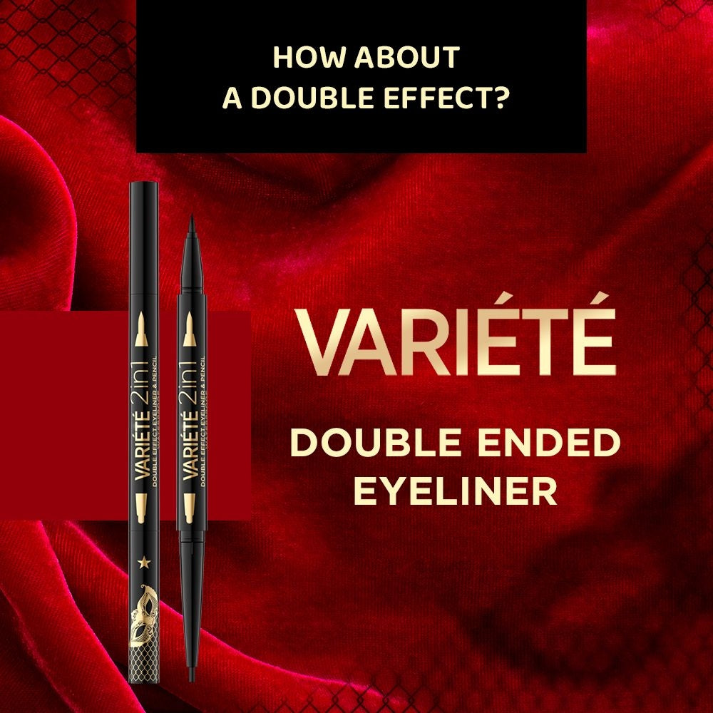 Double Effect Eyeliner & Pencil 2in1 - 2