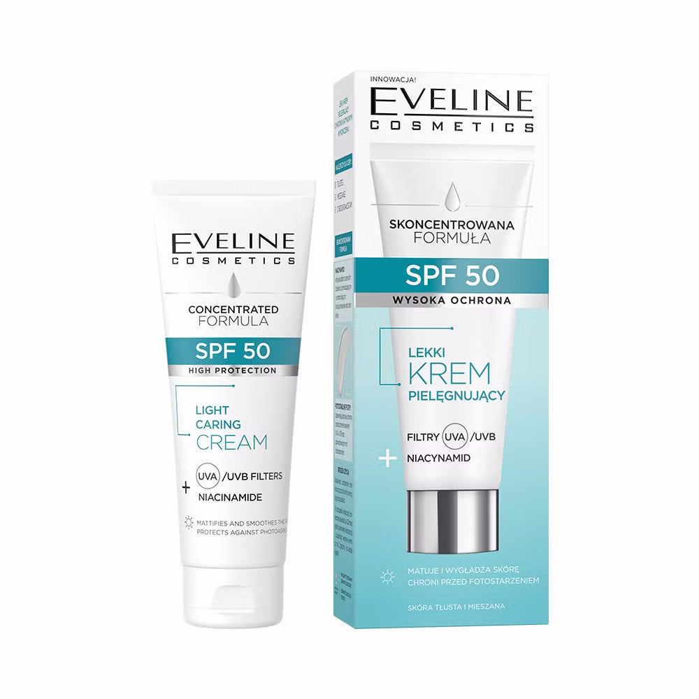 Eveline Cosmetics - Light caring cream SPF 50