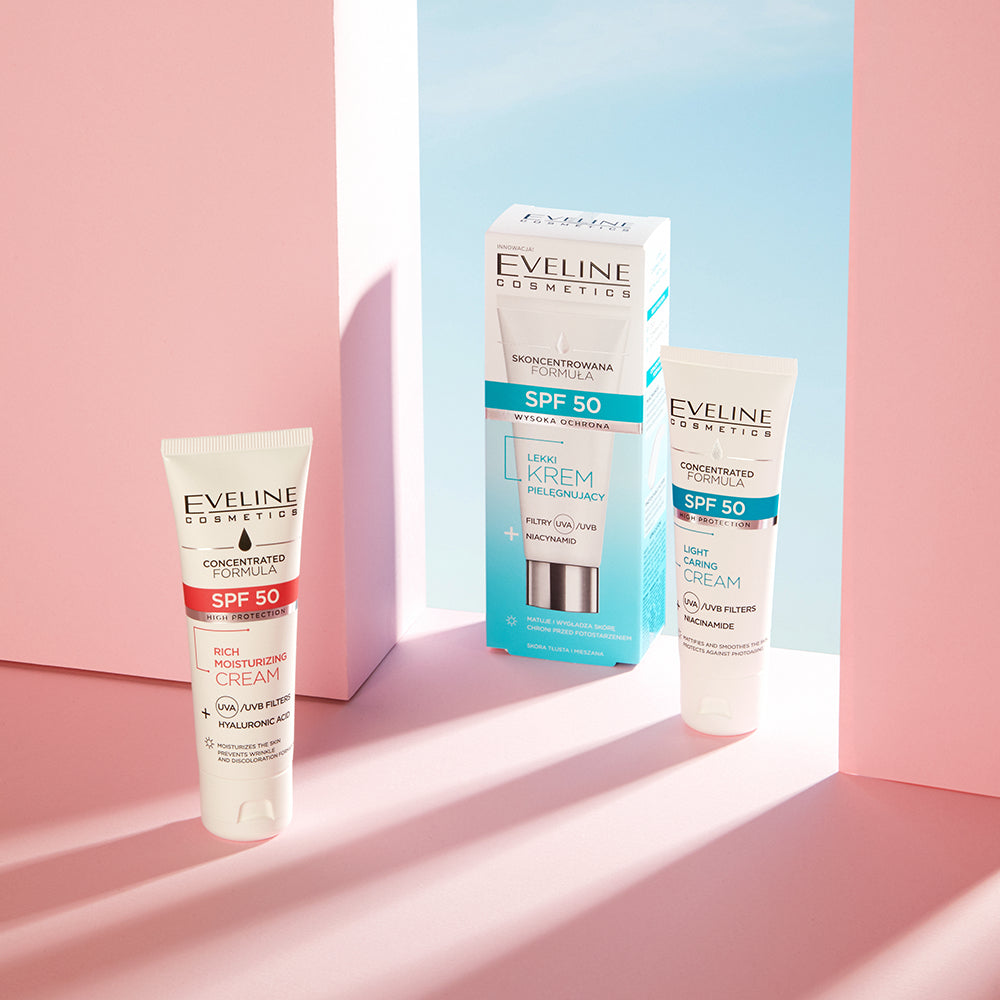 Eveline Cosmetics - Light caring cream SPF 50 - 2