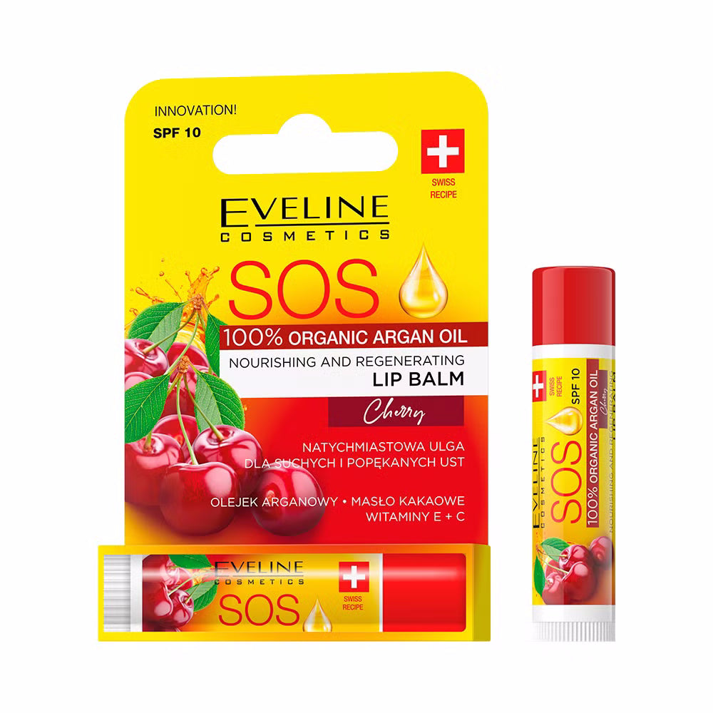 S.O.S. Výživný a regenerační balzám na rty Cherry