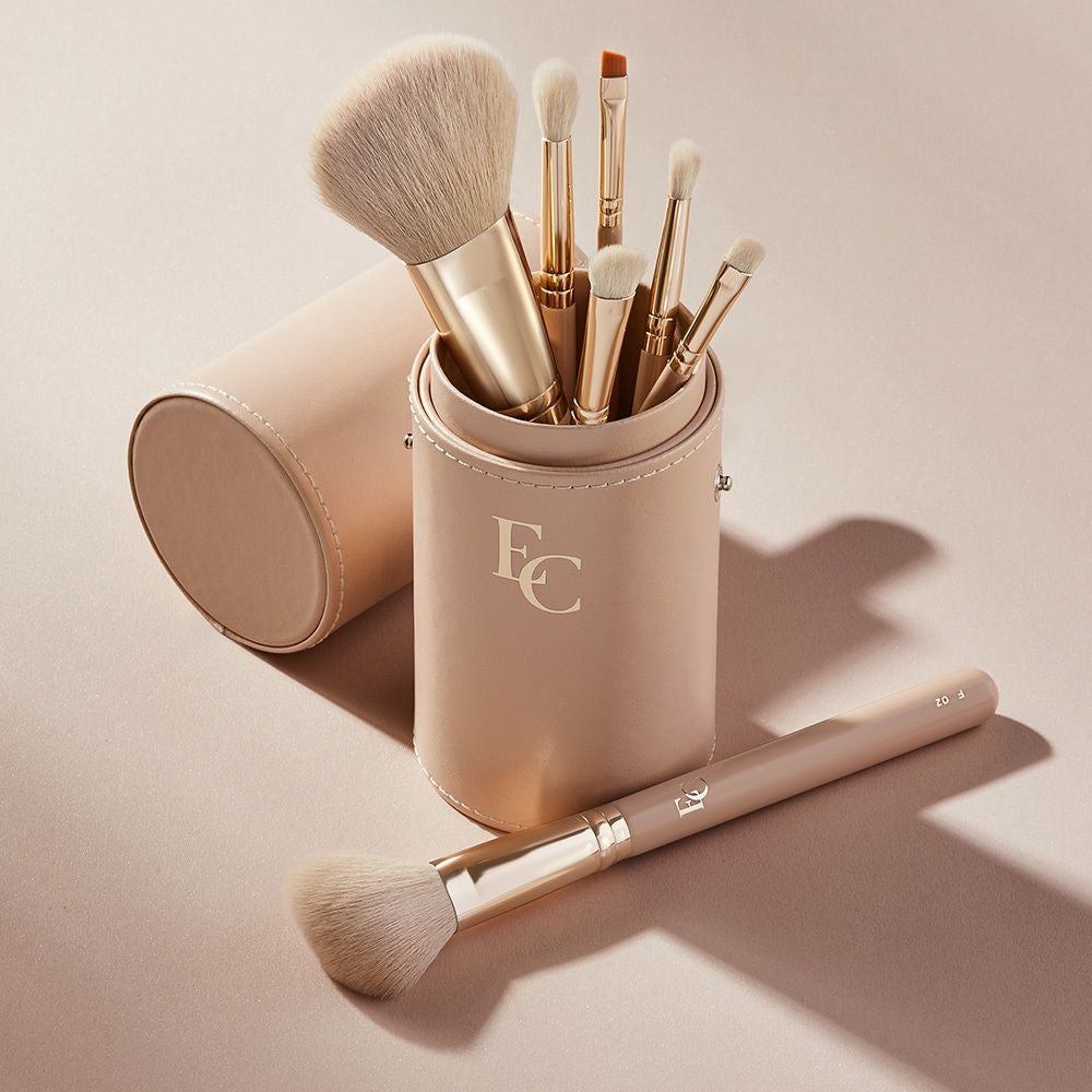 Make-up brush set with brush holder - 2