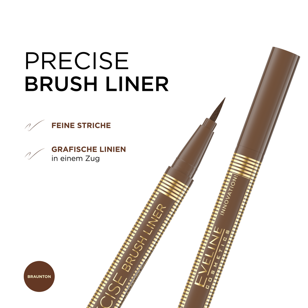 Precise Brush Liner – Schokoladenbraun - 2