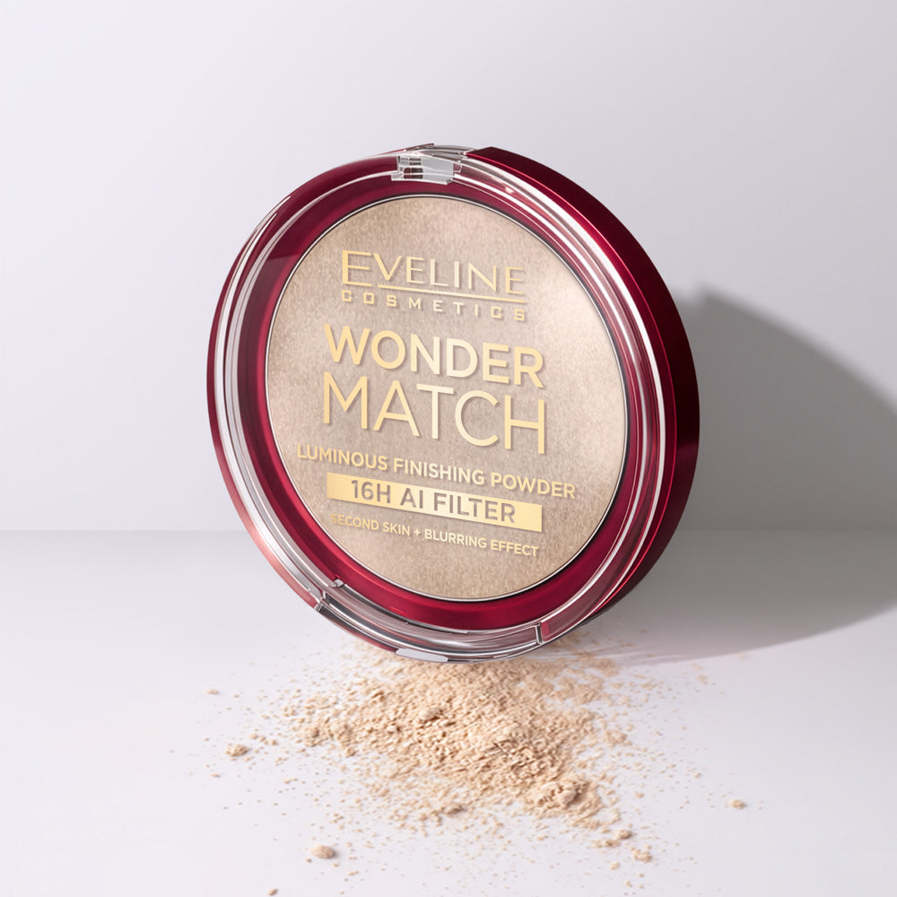 Luminous finishing powder