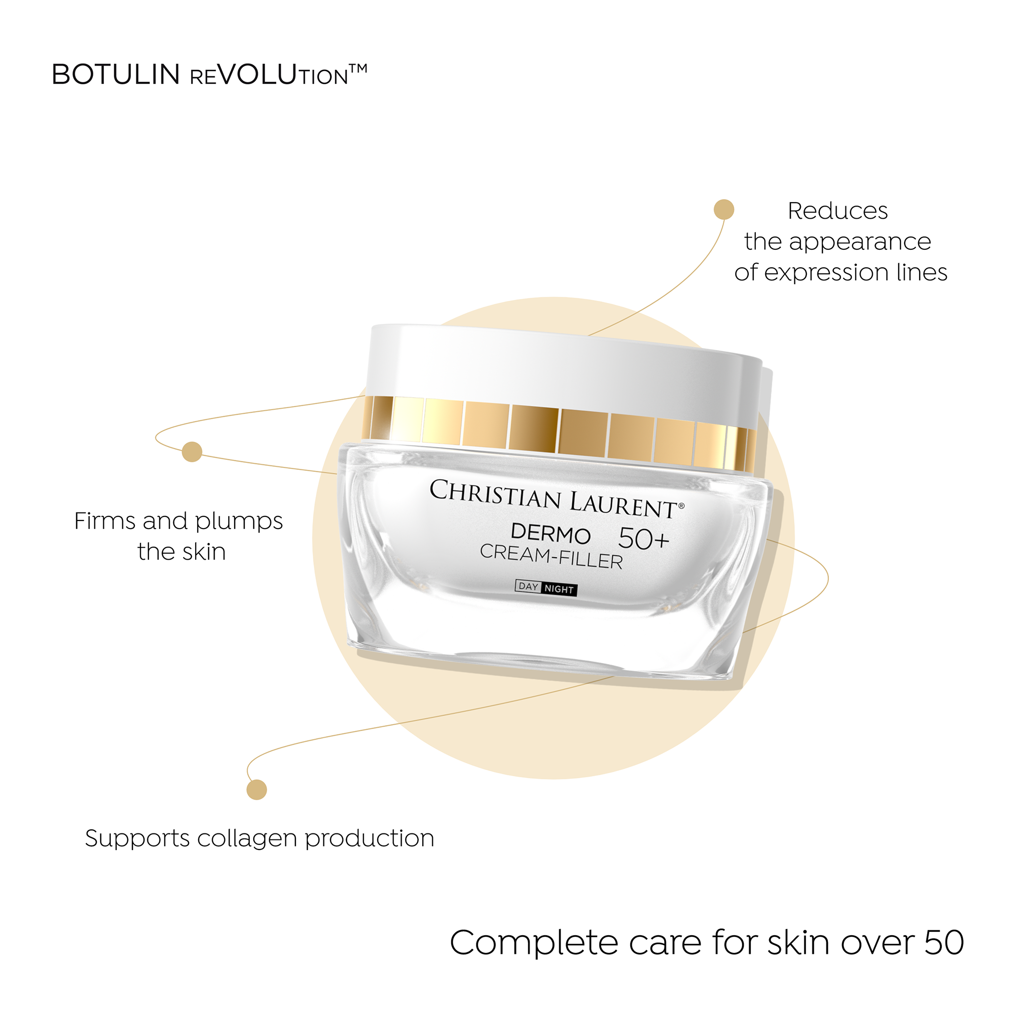 Concentrated dermo cream-filler 50+ - 2