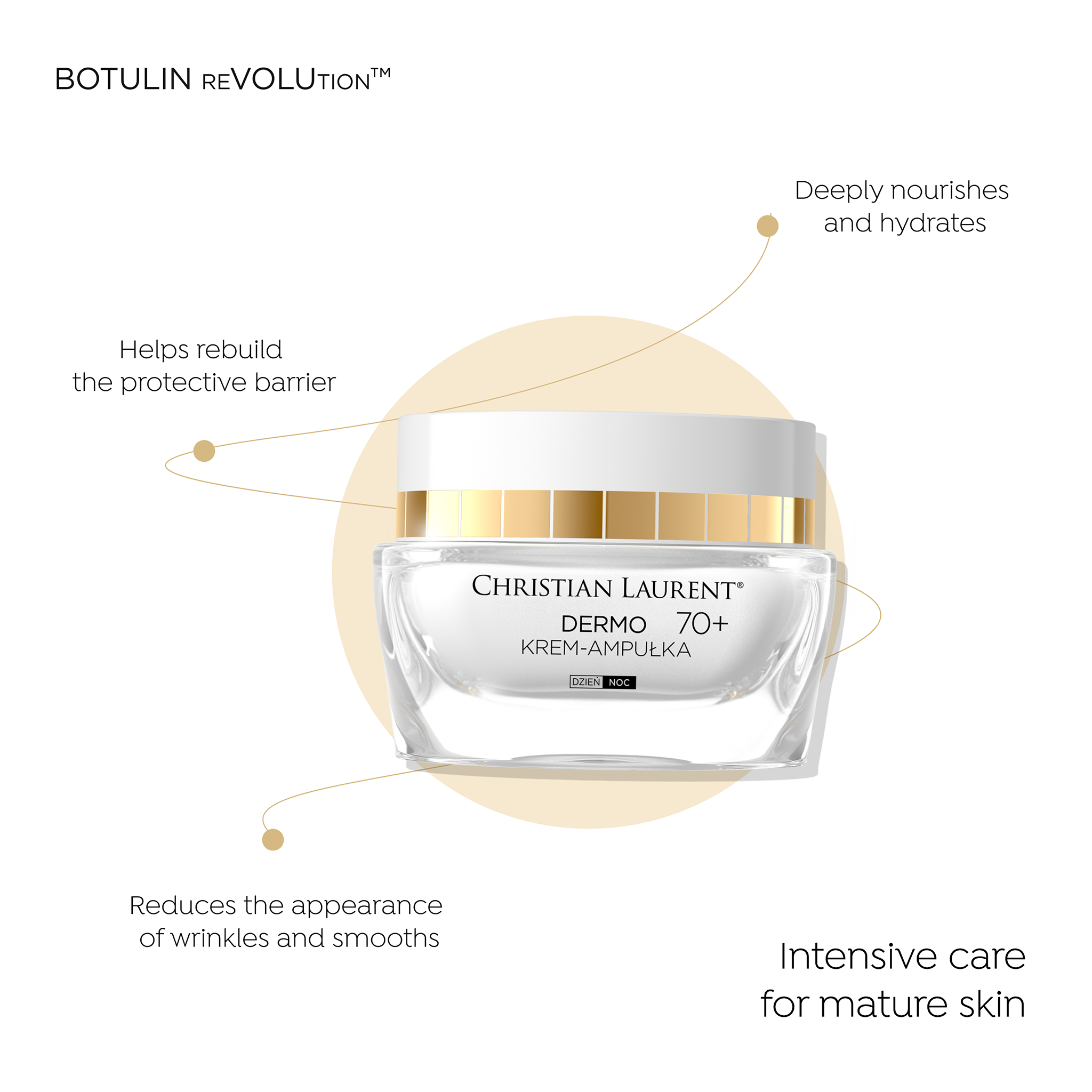Concentrated revitalizing and repairing dermo cream-ampoule 70+ - 2
