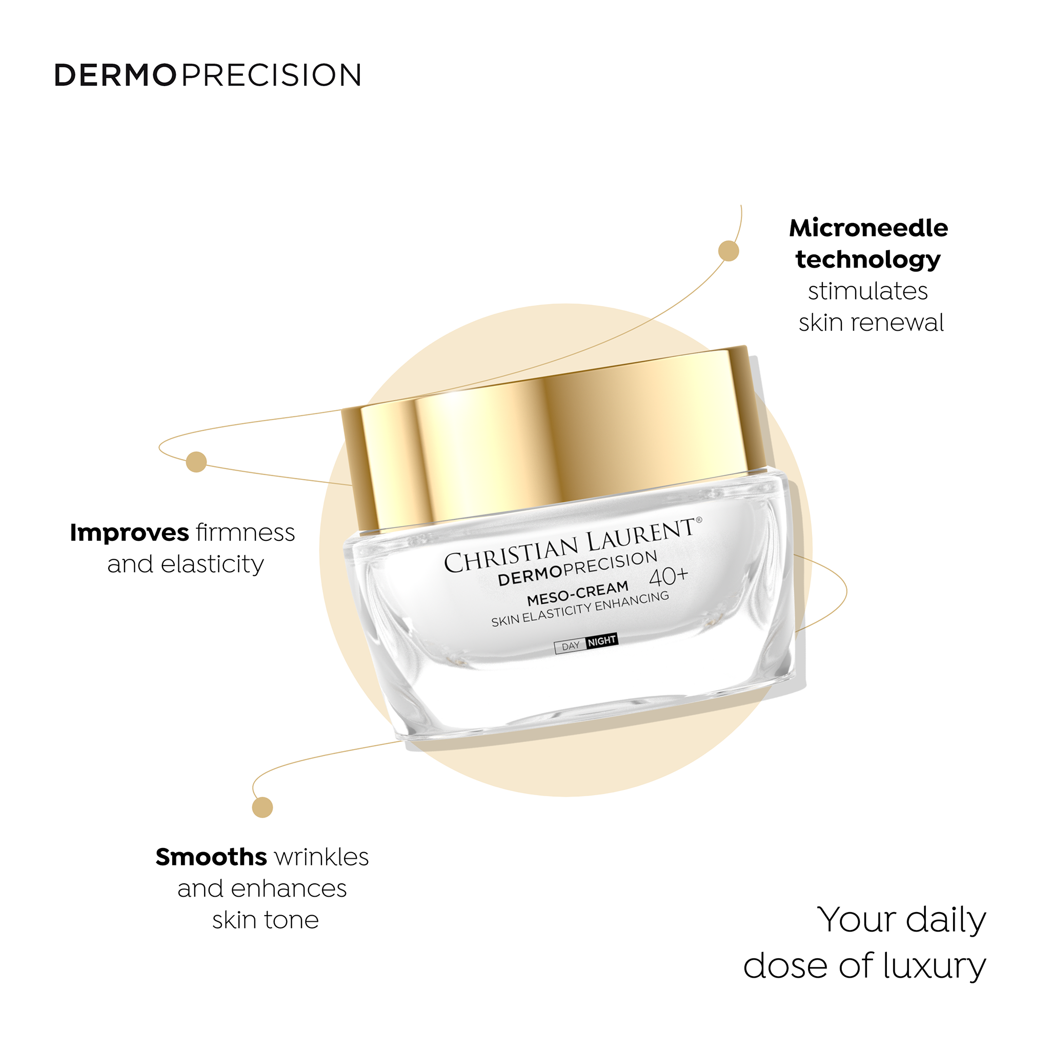 Meso-cream increasing skin elasticity 180 000 microneedles - 2