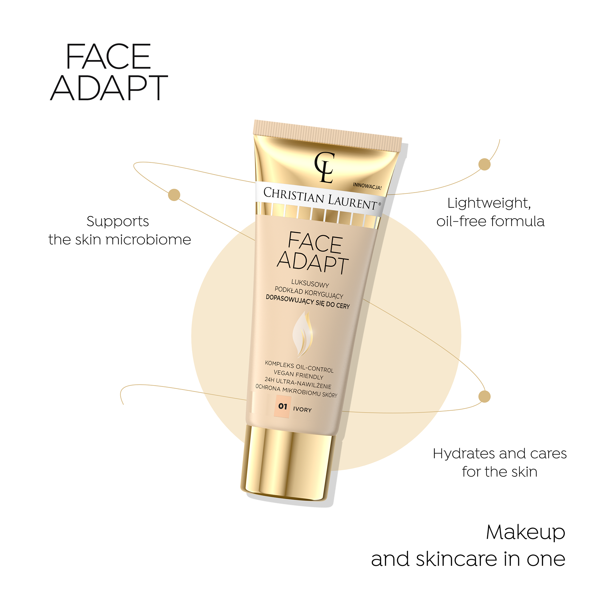 Correcting and adapting luxury foundation - 2