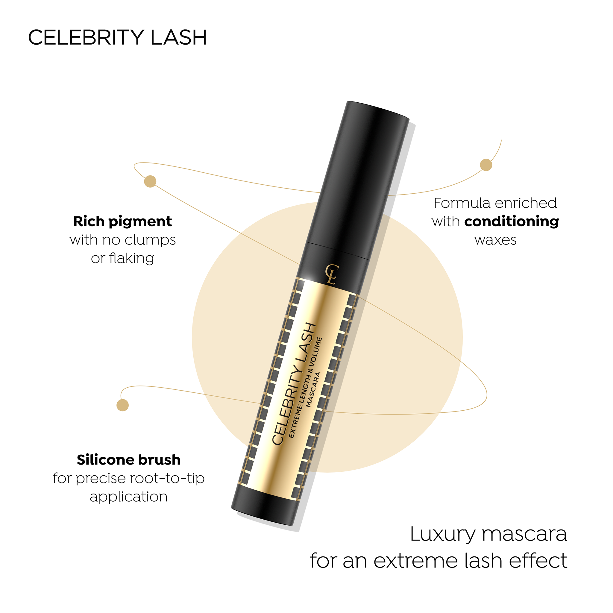 Celebrity Lash Extreme Lengthening and thickening mascara - 2