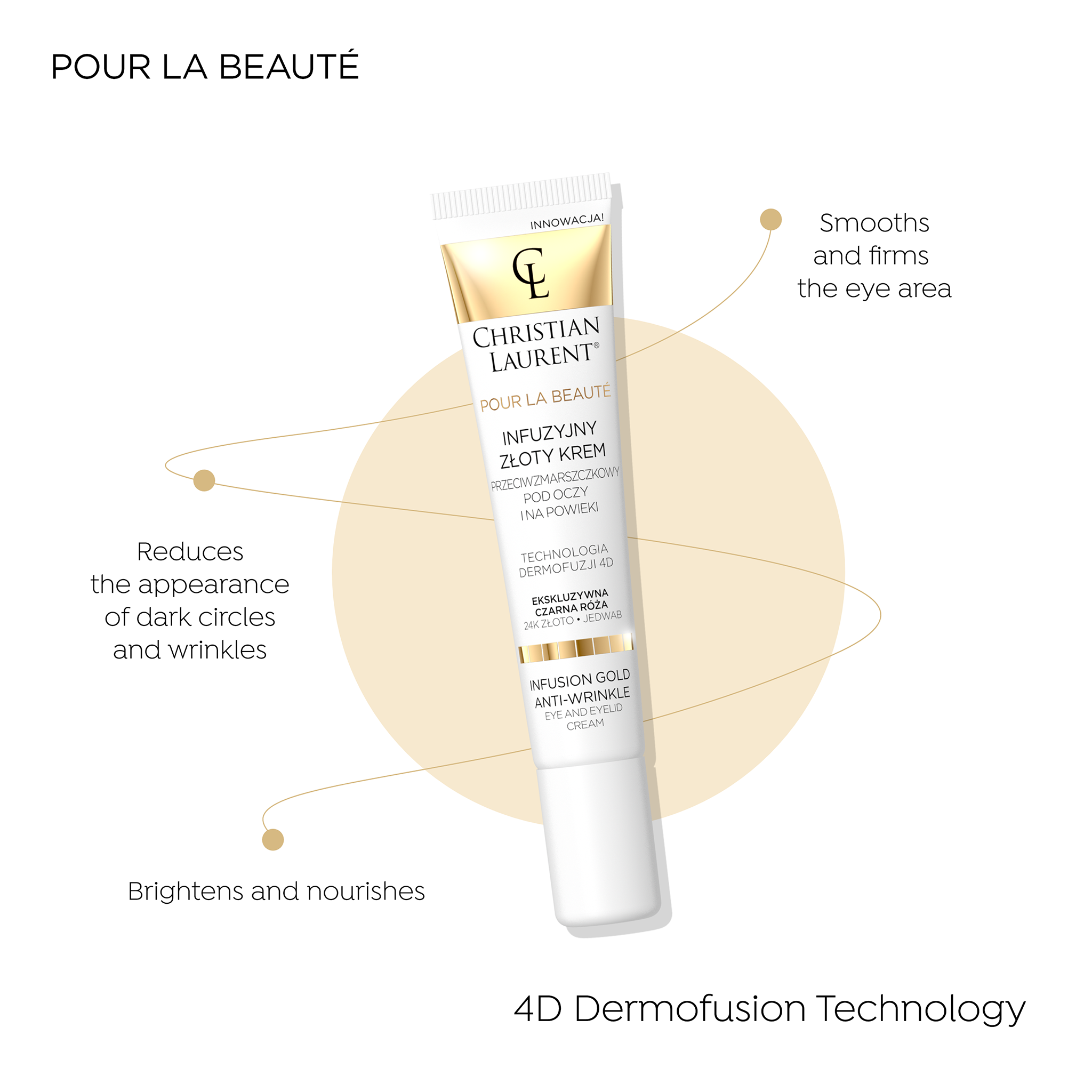 Infusion gold anti-wrinkle eye and eyelid cream - 2