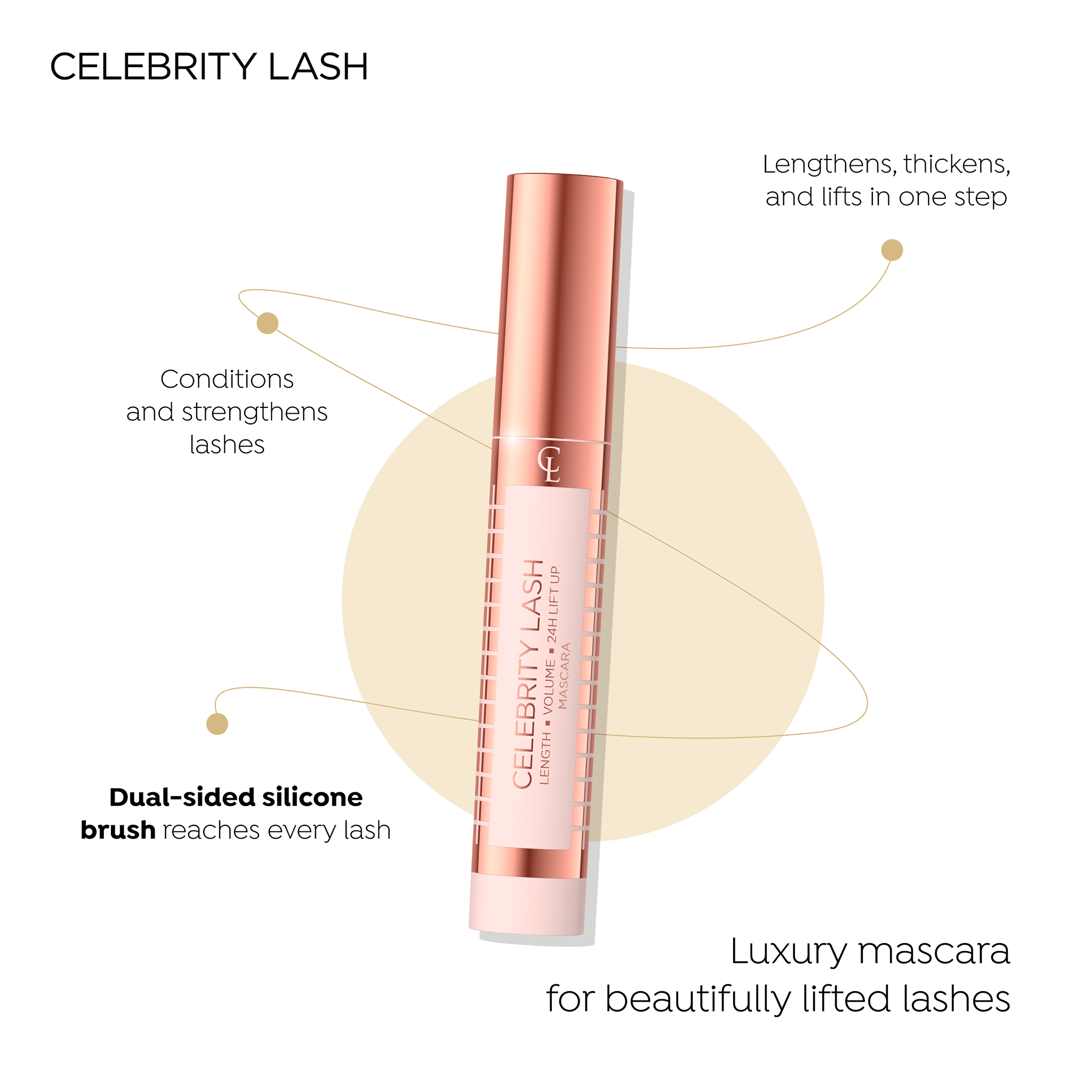 Celebrity Lash Thickening, lengthening and lifting mascara - 2