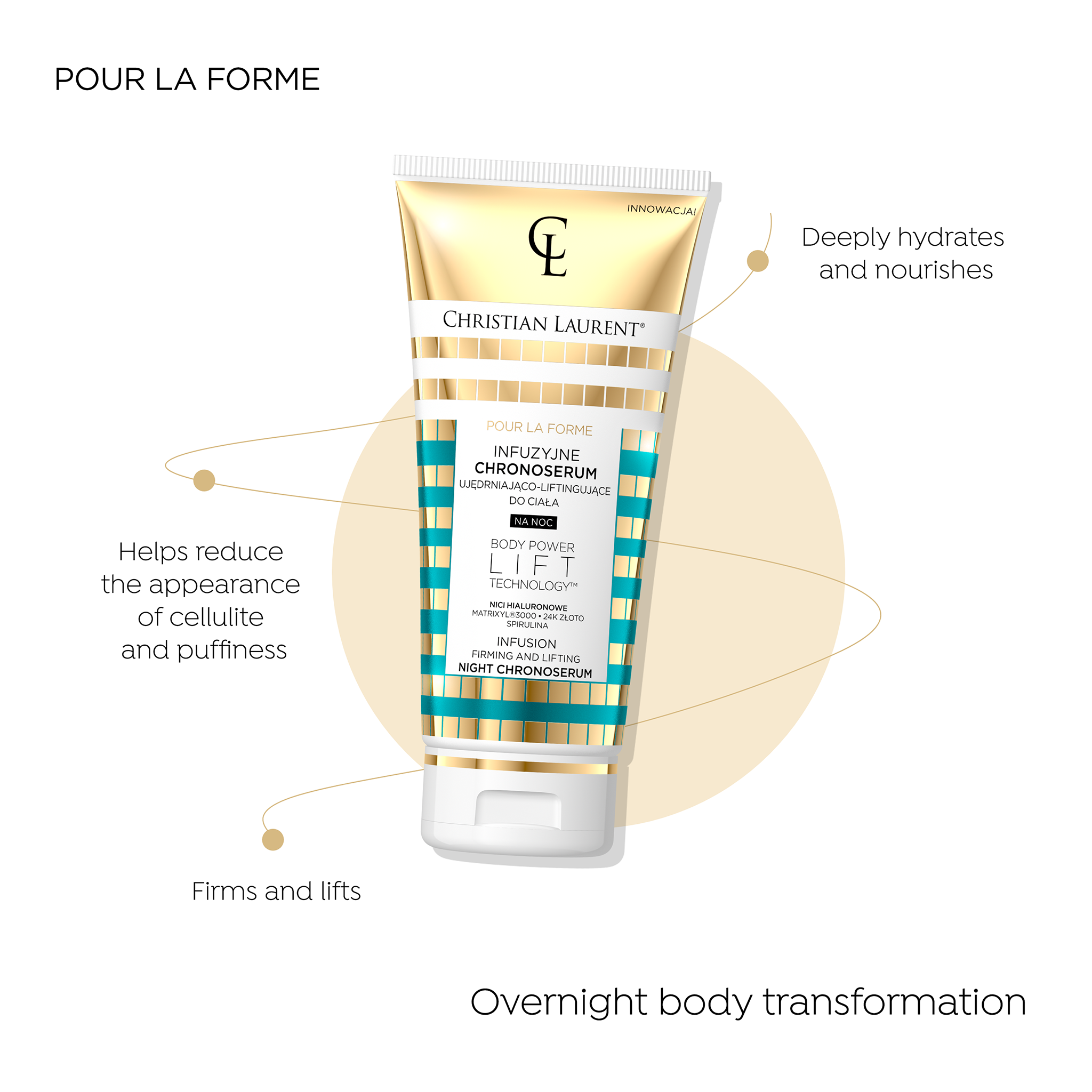 Chronoserum Firming and lifting night body serum - 2