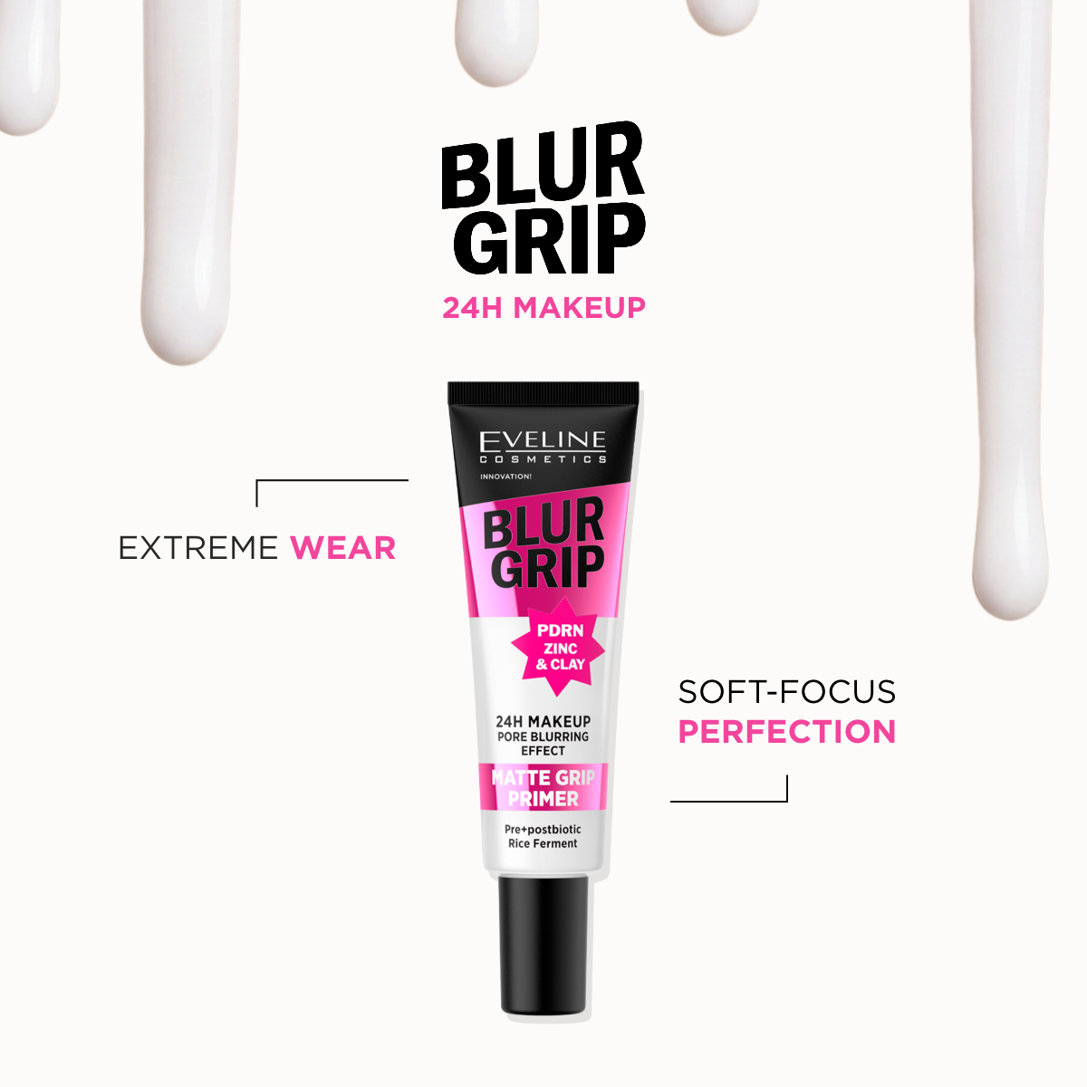Blur Grip Makeup primer, 24H longwear & matte effect - 2