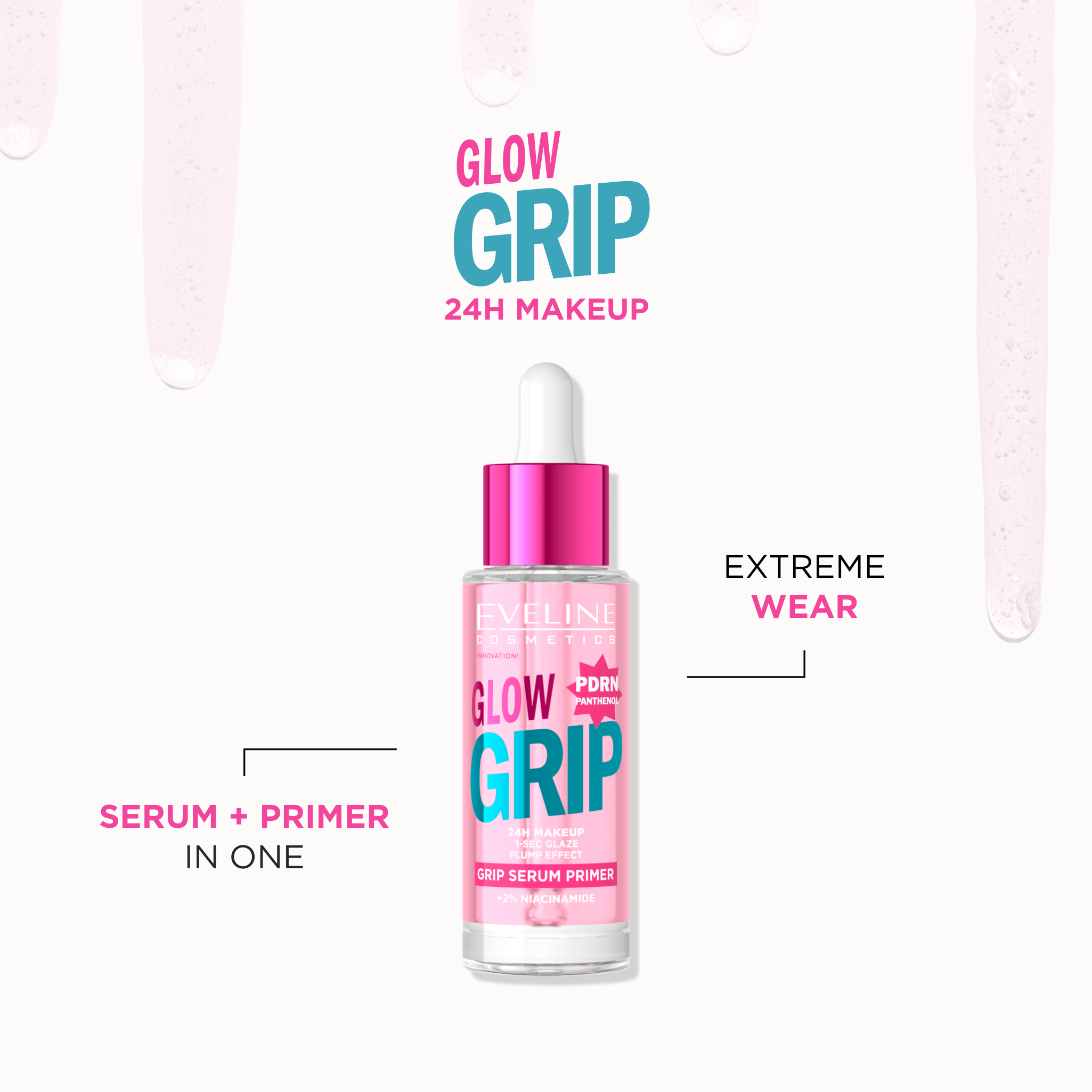 Glow Grip Serum-primer 24H longwear & radiance - 2