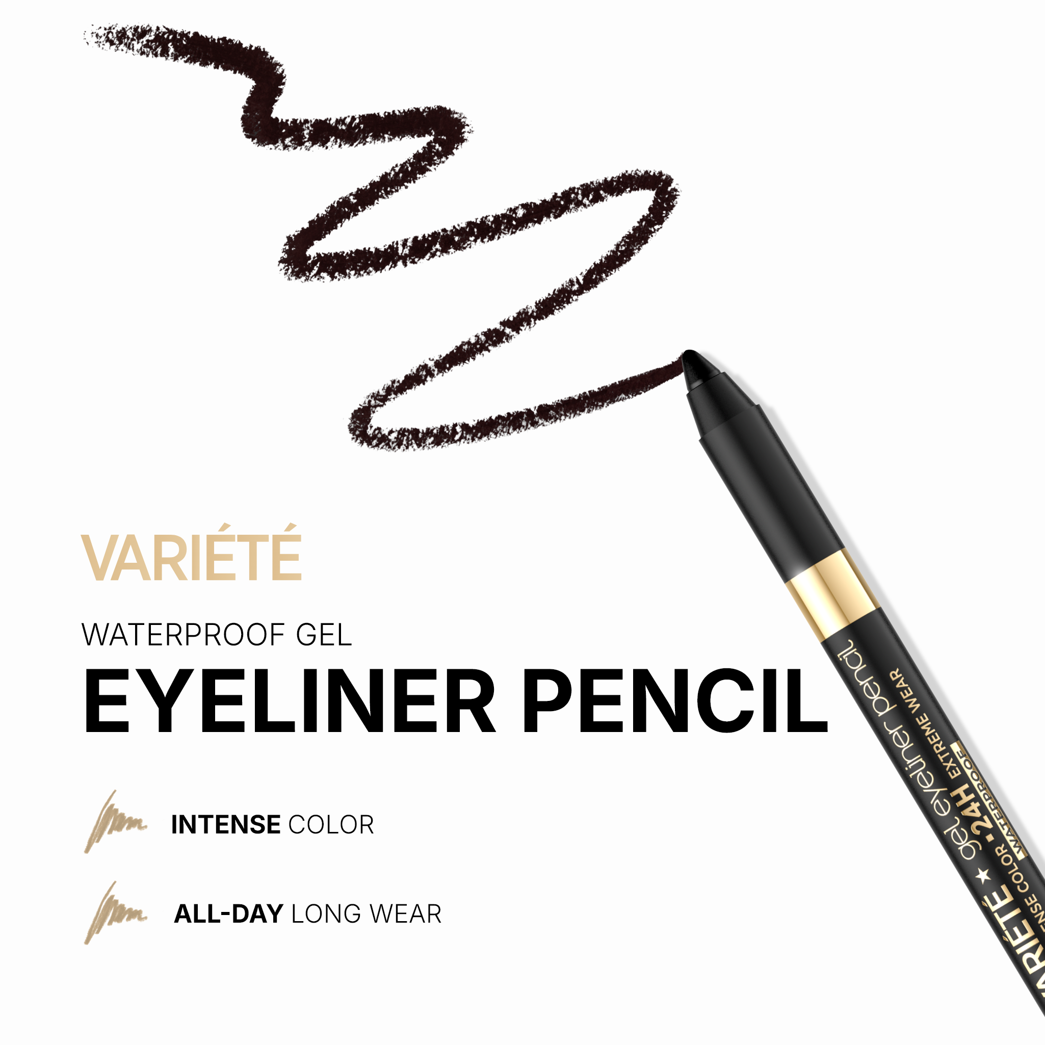 Waterproof gel eyeliner pencil - 2