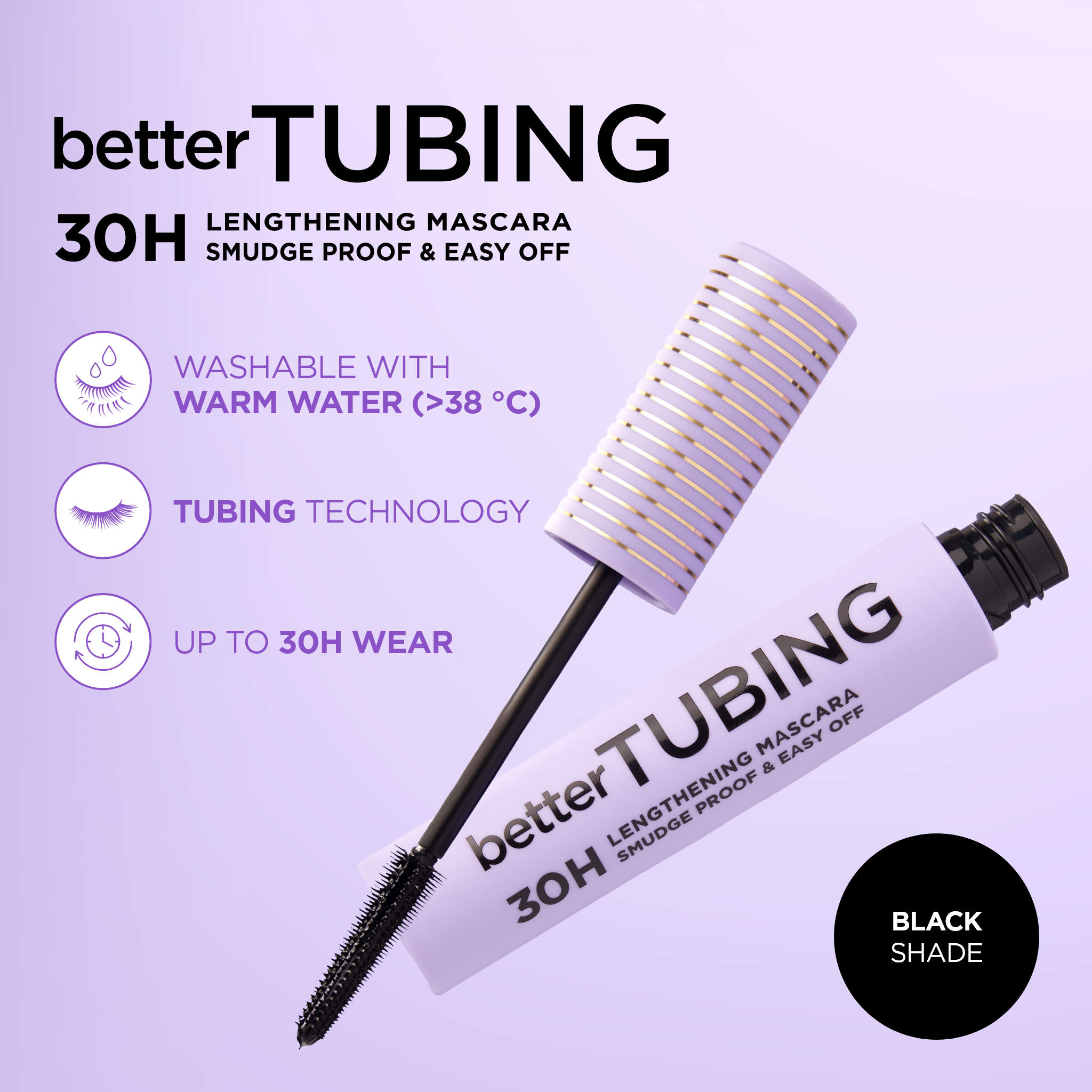 Better Tubing Lengthening Mascara 30h - 2