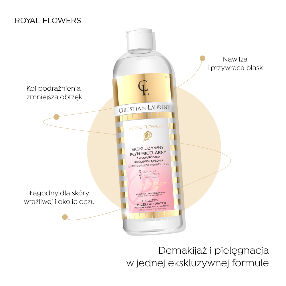 Exclusive micellar water with rose water and royal peony - 2