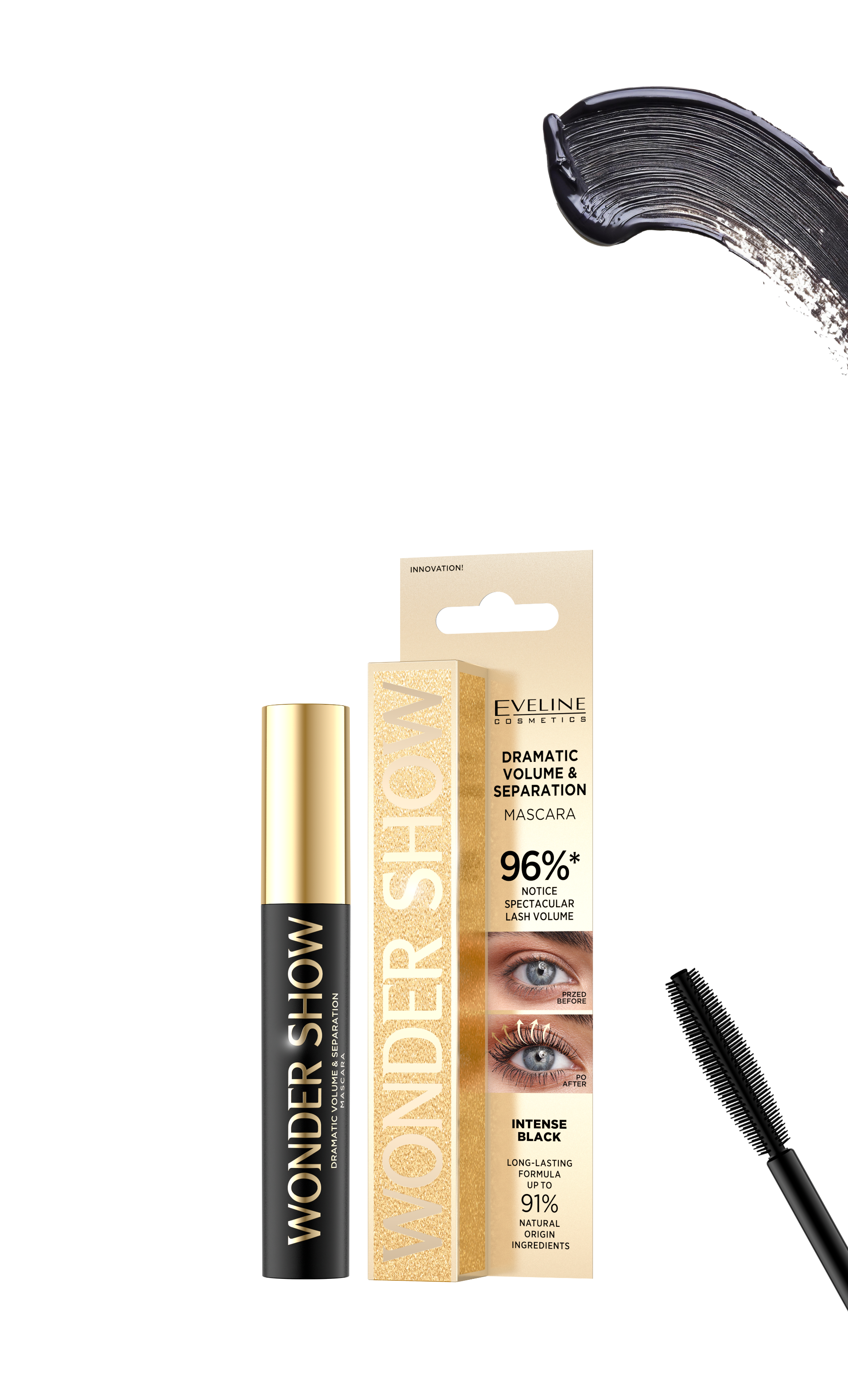 VOLUMEN-MASCARA FÜR SOFORTIGES VOLUMEN UND PRÄZISE TRENNUNG