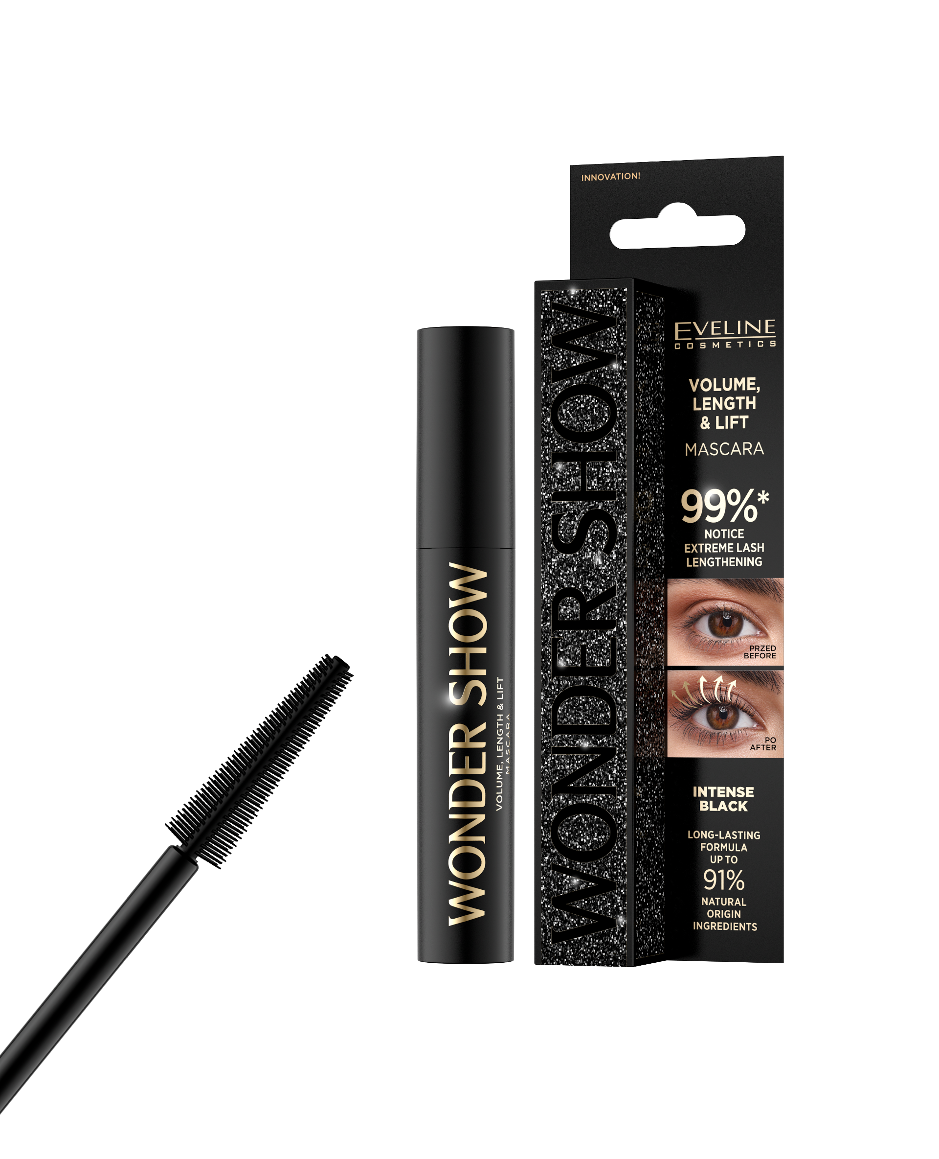 MASCARA FÜR EXTREME LÄNGE, VOLUMEN & LIFTING