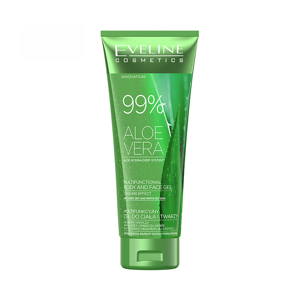 Multifunktionales Gel für Körper und Gesicht Aloe Vera 99%