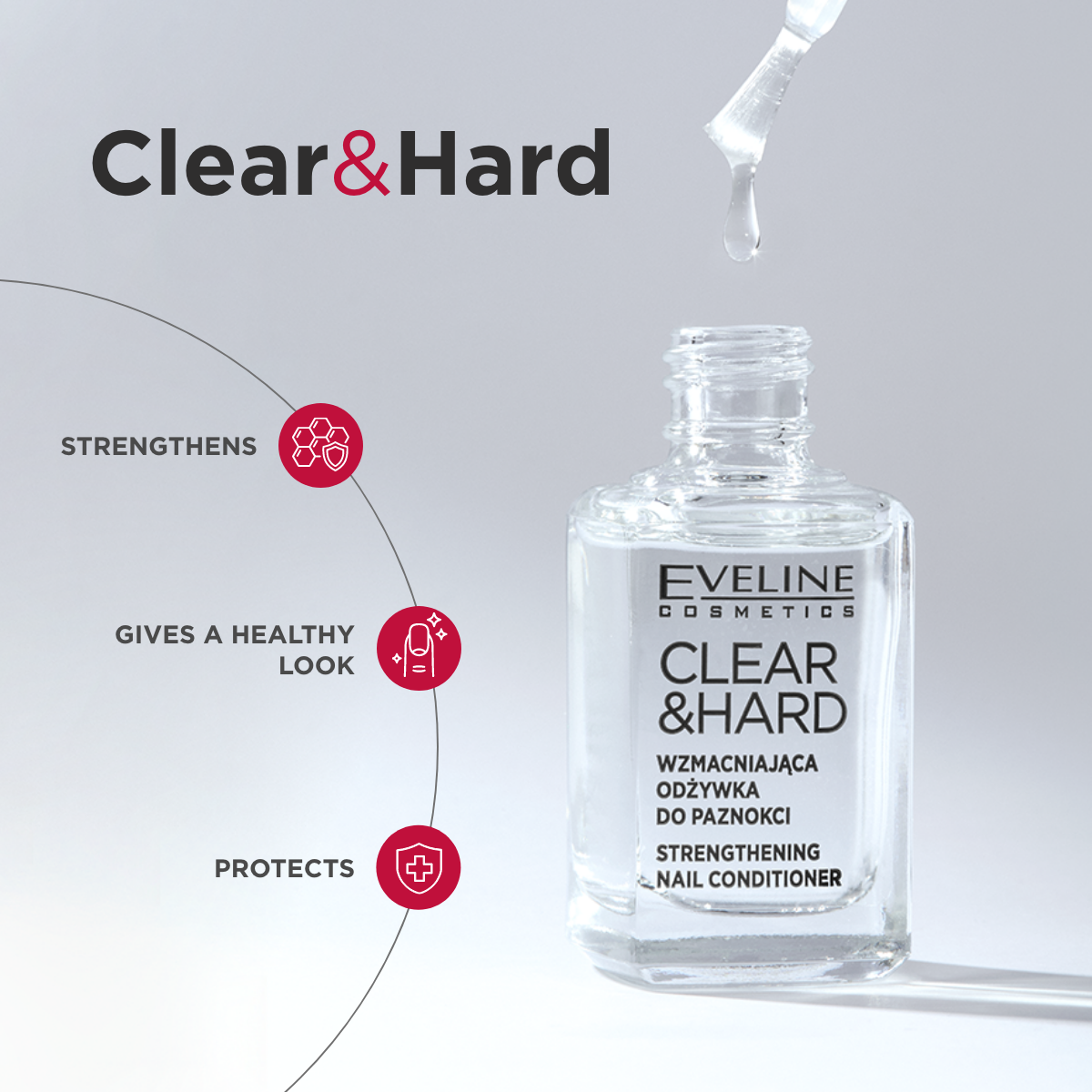Clear&Hard Strengthening nail conditioner - 2