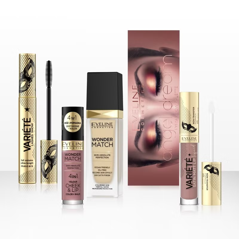 Classic bridal makeup set